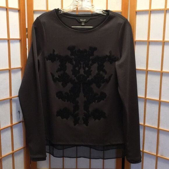 3/$20 Simply Vera by Vera Wang L/S Top - Picture 1 of 8